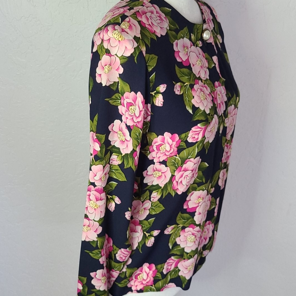 Vintage Talbots petites button up blouse size 6 - Picture 7 of 9